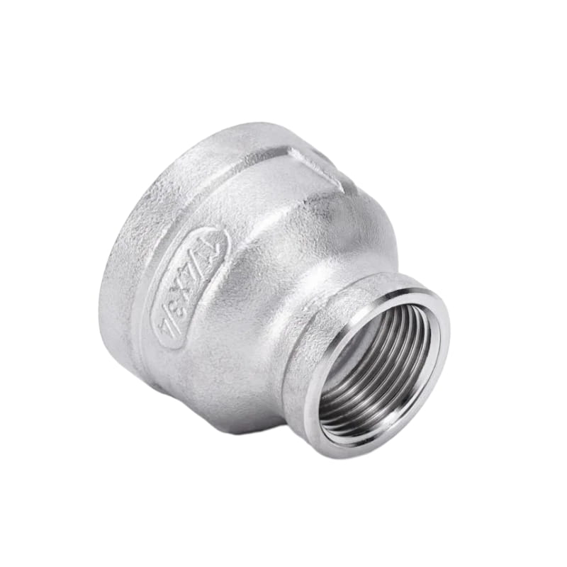 Couplages réduisant la cloche en acier inoxydable reliant deux sections de diamètres différents