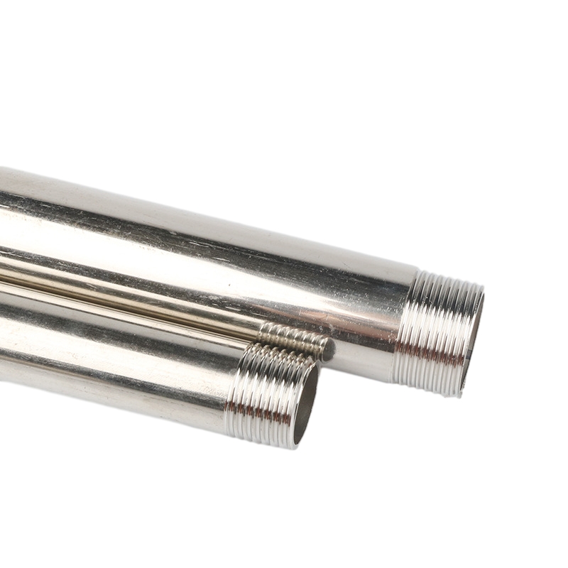 Mamelon fileté SCH 40 en acier inoxydable
