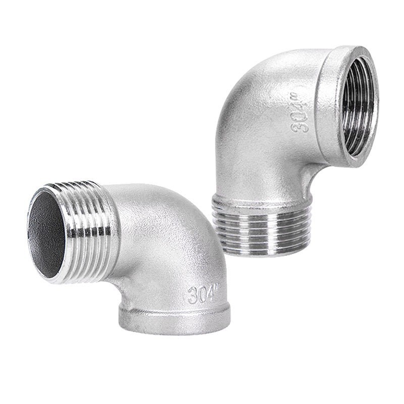 Acier inoxydable de diamètre égal falsification du coude de rue à 90 degrés