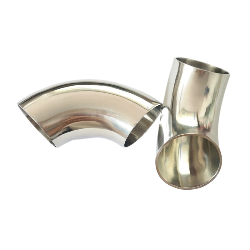 Soudure en acier inoxydable soudure brossée à 90 ° Rayon court (SR) Bends de tube